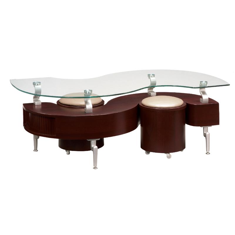 T288mc Global Furniture 288 Coffee Table Mahogany Beige T288mc Global Furniture 288 Living Room Cocktail Table