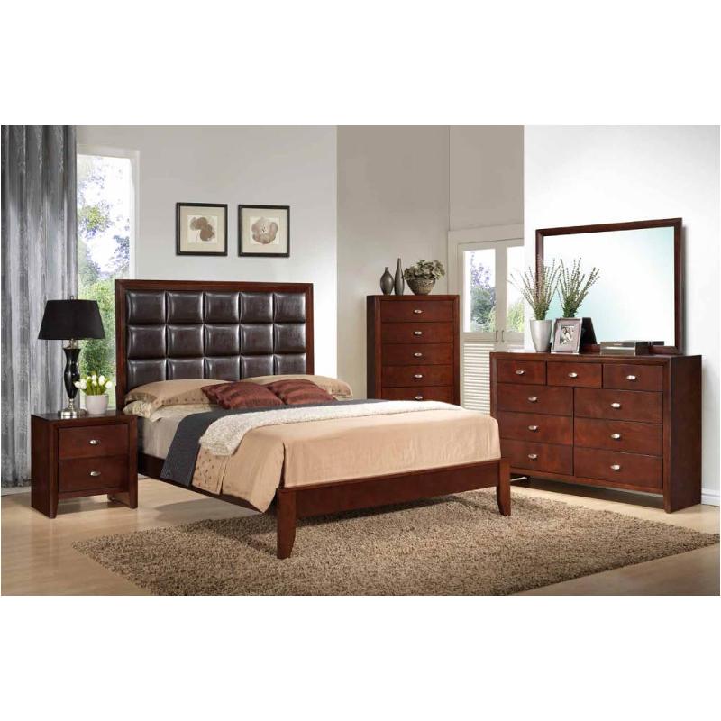 Carolina M Kb Global Furniture Carolina Merlot King Bed Merlot