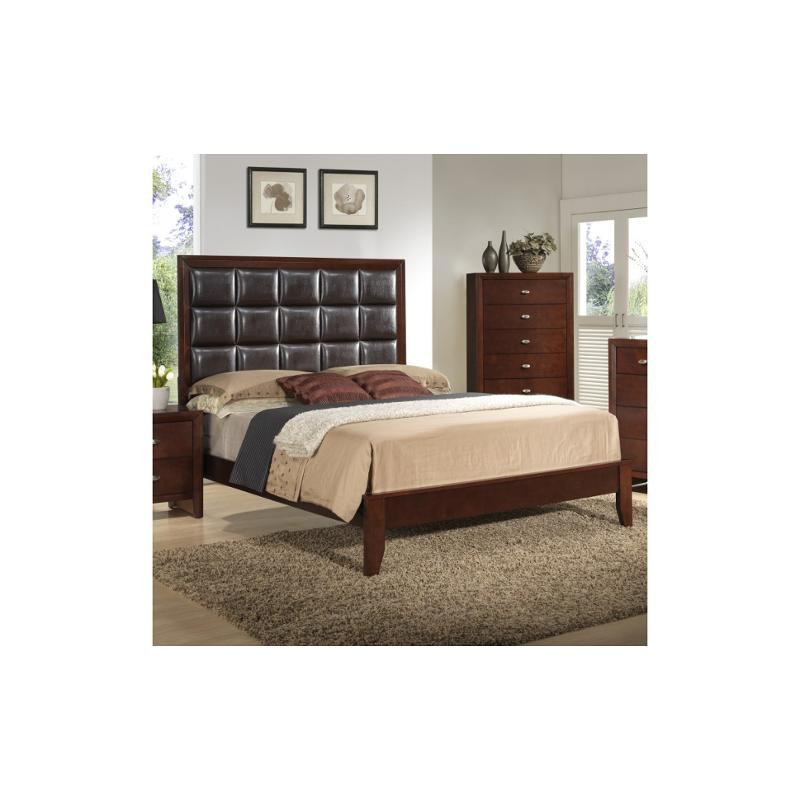 Carolina M Qb Global Furniture Carolina Merlot Queen Bed Merlot