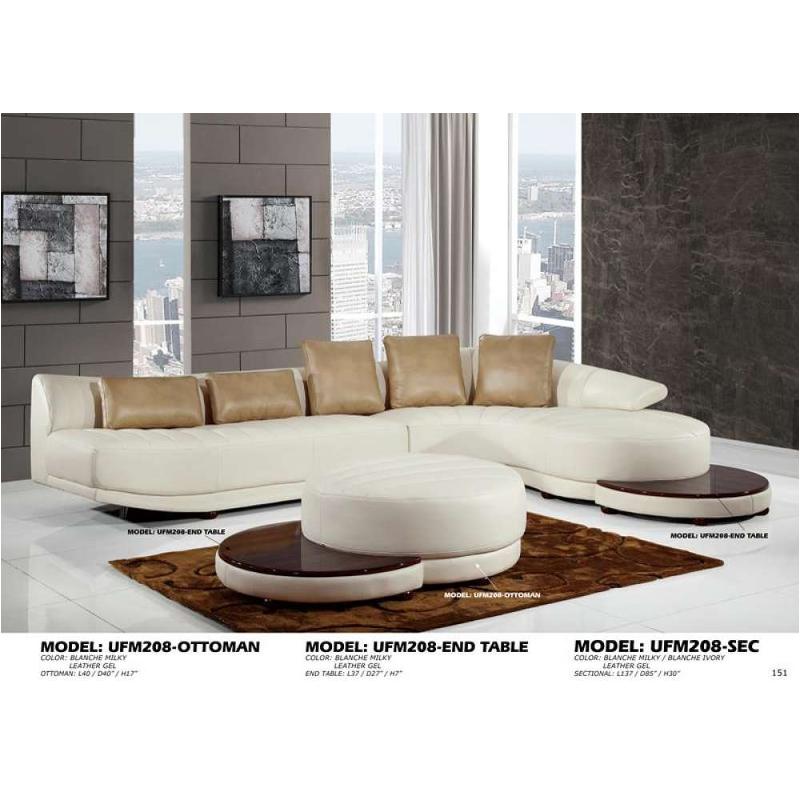 Ufm208 Oe Leather Gel Blanche Milky Ivory Global Furniture Ottoman Ufm208 Oe Leather Gel Blanche Milky Ivory Global Furniture
