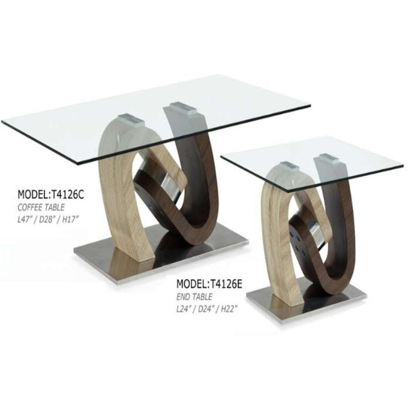 T4126c Global Furniture 4126 Living Room Cocktail Table