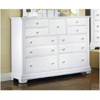 Bb24 002 Vaughan Bassett Furniture Triple Dresser Snow White