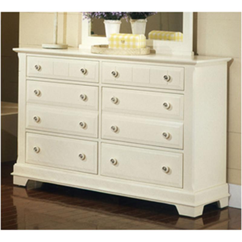Bb17 001 Vaughan Bassett Furniture Cottage Creamy White Dresser