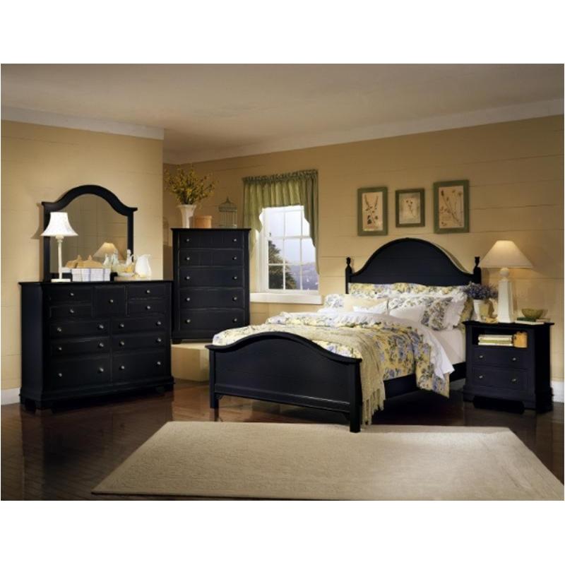 Bb16 558 Vaughan Bassett Furniture Queen Panel Bed Black