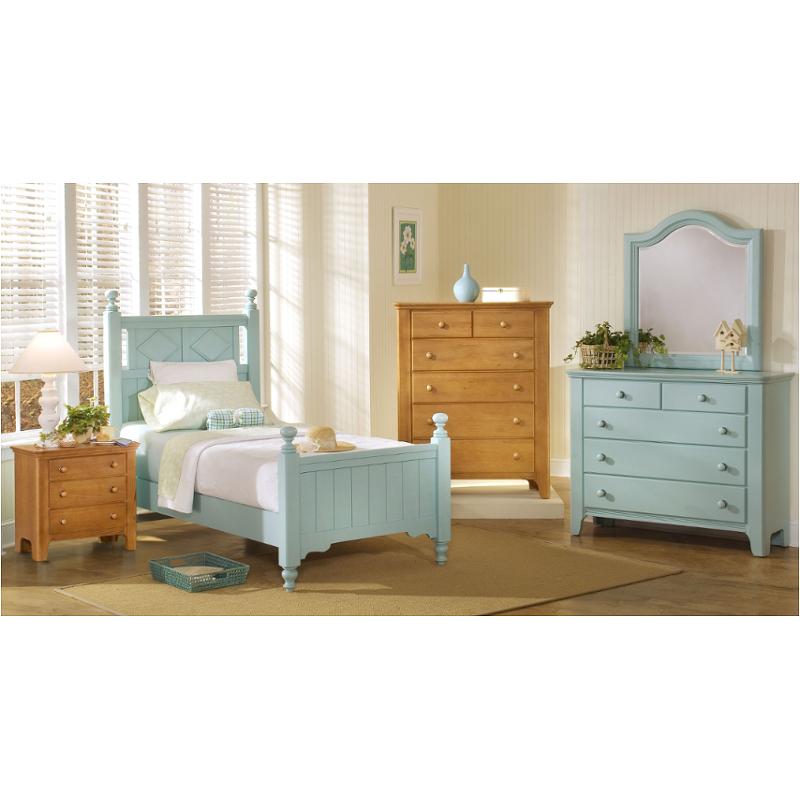 805 337 Vaughan Bassett Furniture Cottage Colours Robins Egg Blue Twin Argyle Poster Bed Robins Egg Blue