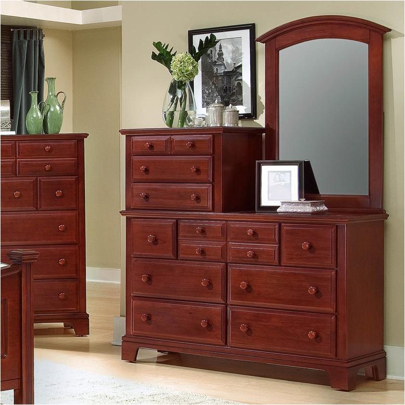 Bb5 003 Vaughan Bassett Furniture Vanity Dresser Cherry