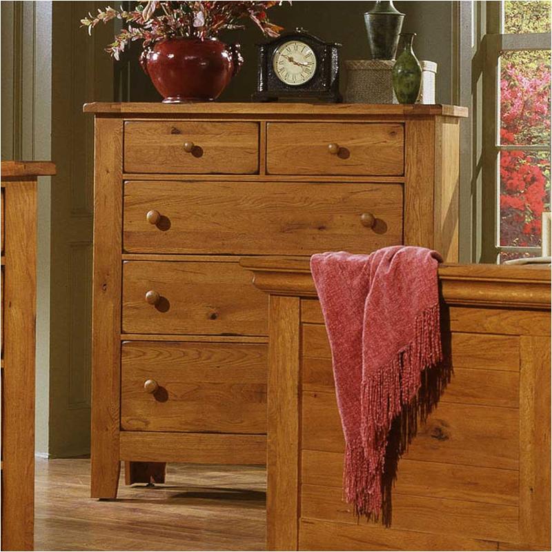 960 115 Vaughan Bassett Furniture Housekeepers Chest Antique Oak