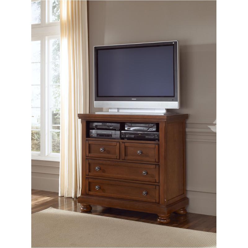532 114 Vaughan Bassett Furniture Reflections Medium Cherry Entertainment Center 2 Drawers Medium Cherry