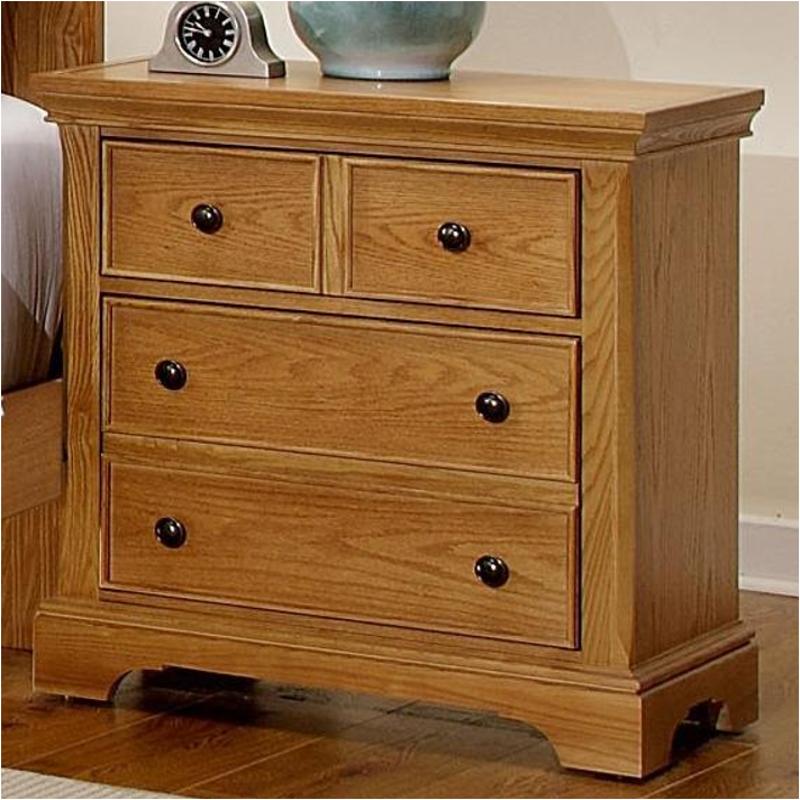 Bb75 226 Vaughan Bassett Furniture Forsyth Medium Oak Nightstand Medium Oak