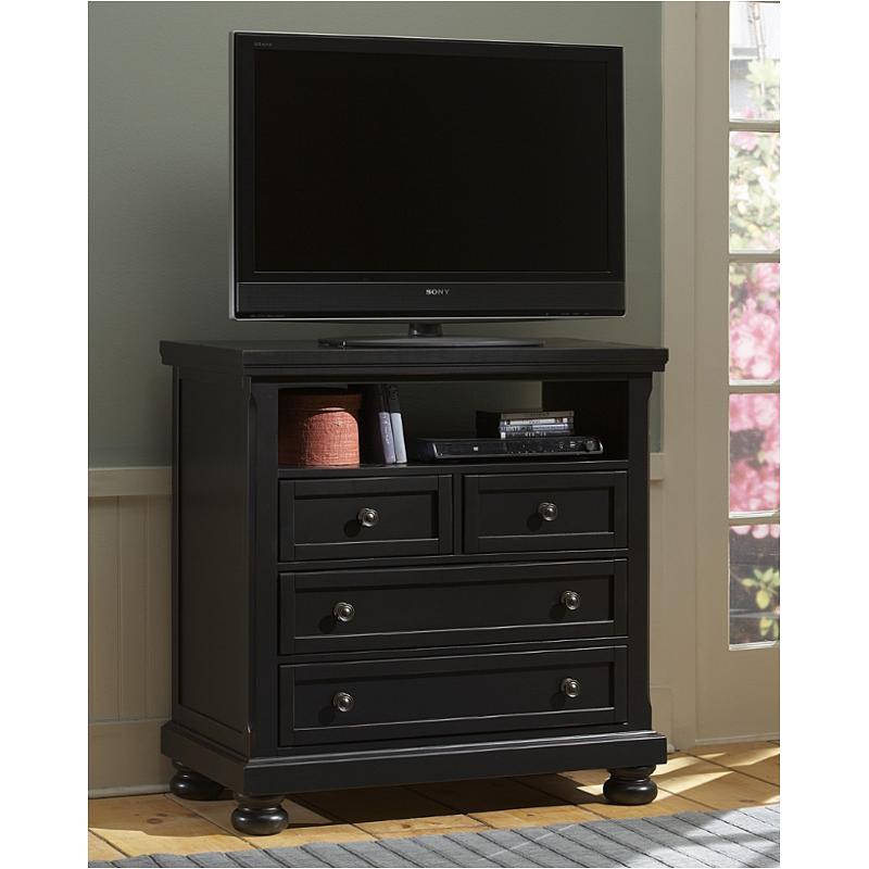 534 114 Vaughan Bassett Furniture Reflections Ebony Entertainment Center Ebony