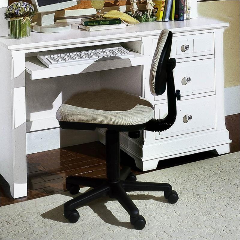 Bb24 007 Vaughan Bassett Furniture Cottage Snow White Desk Chair