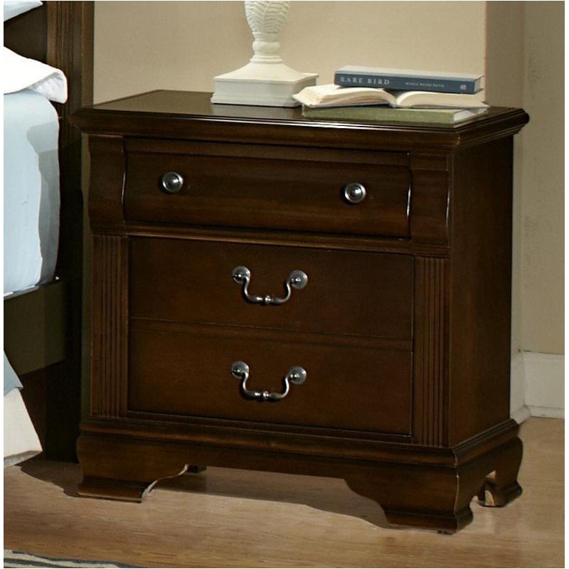 Bb1226 Vaughan Bassett Furniture Night Stand Dark Cherry