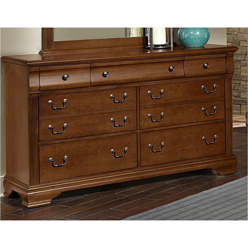 Bb2002 Vaughan Bassett Furniture Dresser Medium Cherry