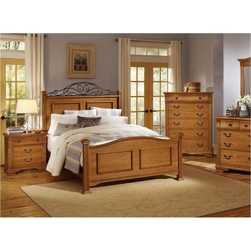 Bb3 558 Vaughan Bassett Furniture Cameron Oak Bed