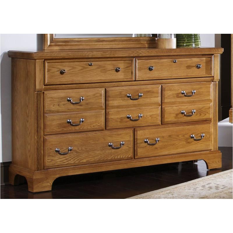 Bb53 002 Vaughan Bassett Furniture Lancaster Oak Dresser Oak