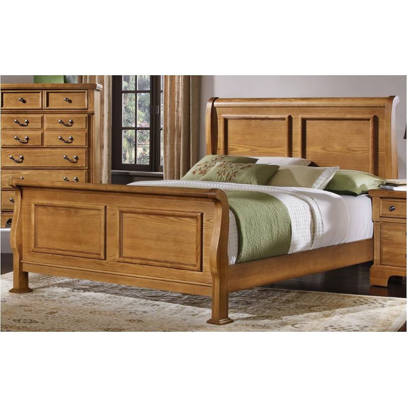 Bb53 663 Vaughan Bassett Furniture Eastern King Sleigh Bed Oak