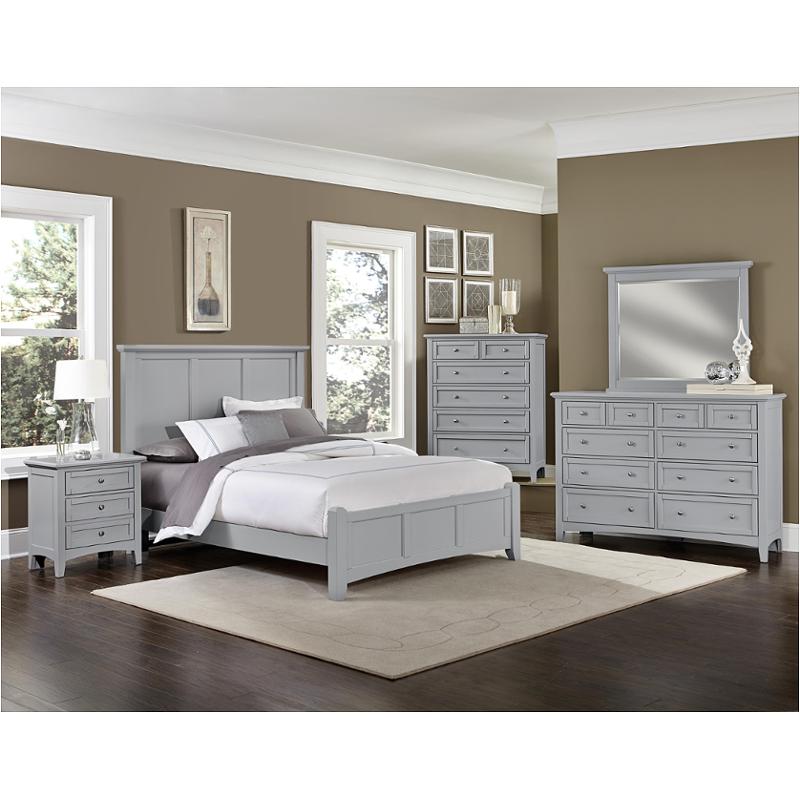 Bb26 552 Vaughan Bassett Furniture Full Mansion Bed Grey