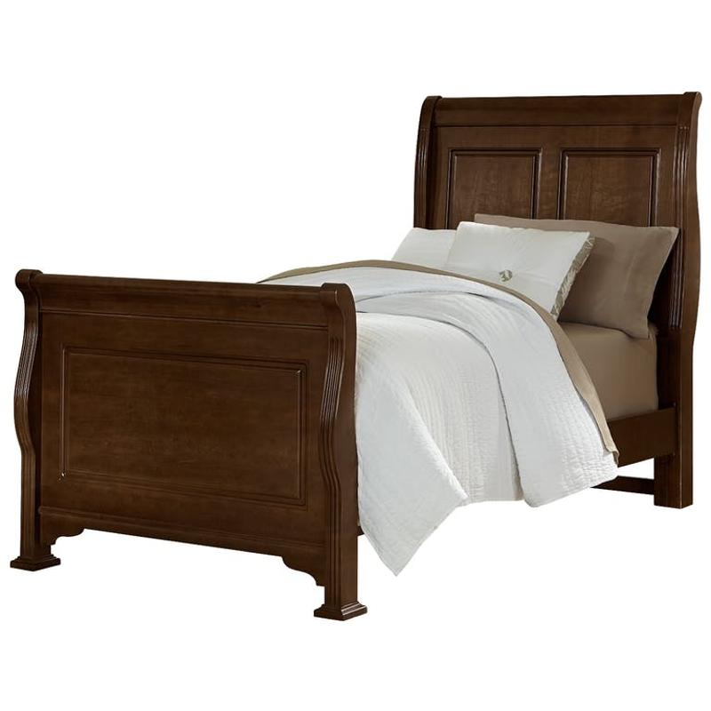382 331 Vaughan Bassett Furniture French Market Cherry Twin Sleigh Bed