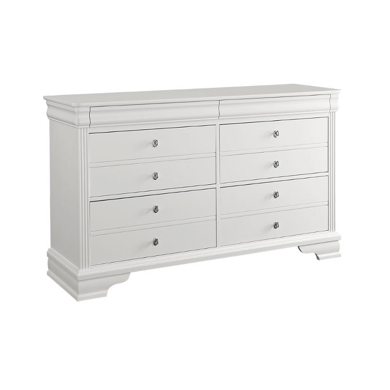 384 002 Vaughan Bassett Furniture Storage Dresser Soft White