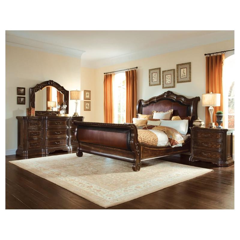 209146 2304hb A R T Furniture Valencia King Or Eastern Upholstered Sleigh Bed