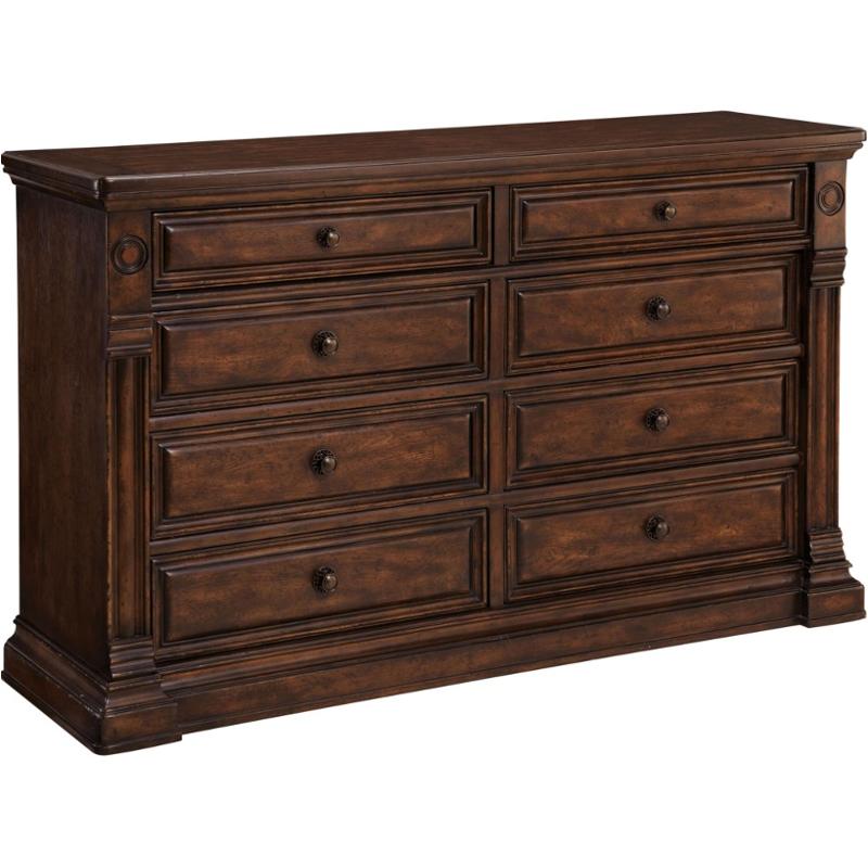 205130 2304 A R T Furniture Whiskey Oak Bedroom Drawer Dresser