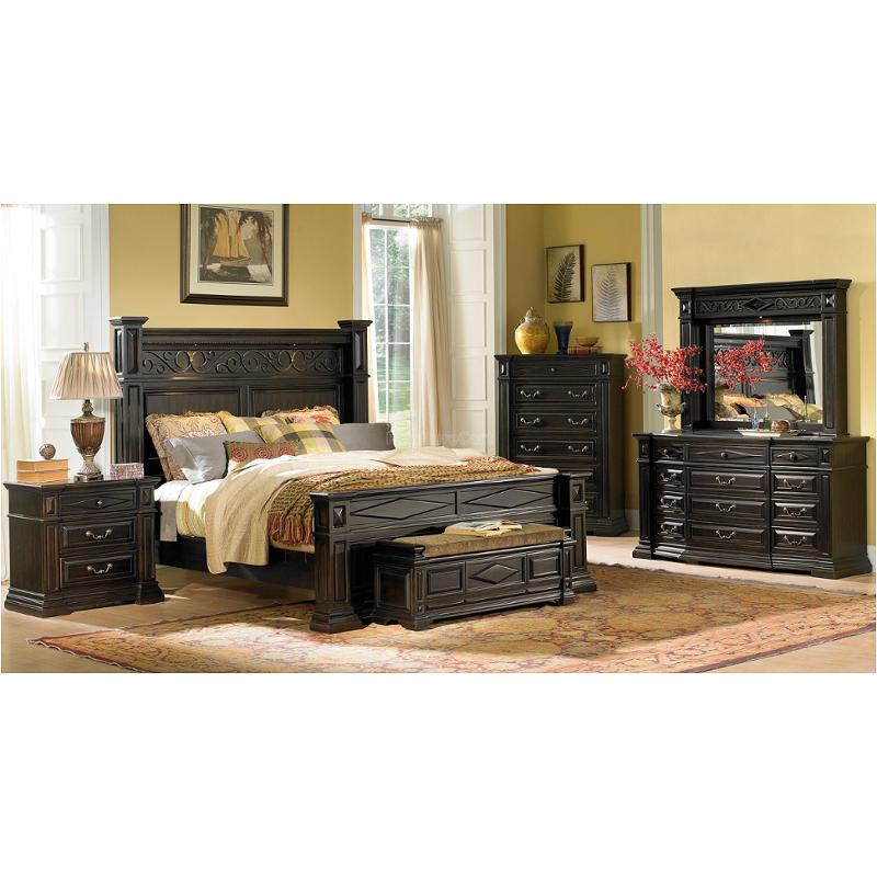 244136 2615hb Ck A R T Furniture Marbella Noir King Or Eastern King Panel Bed Ck
