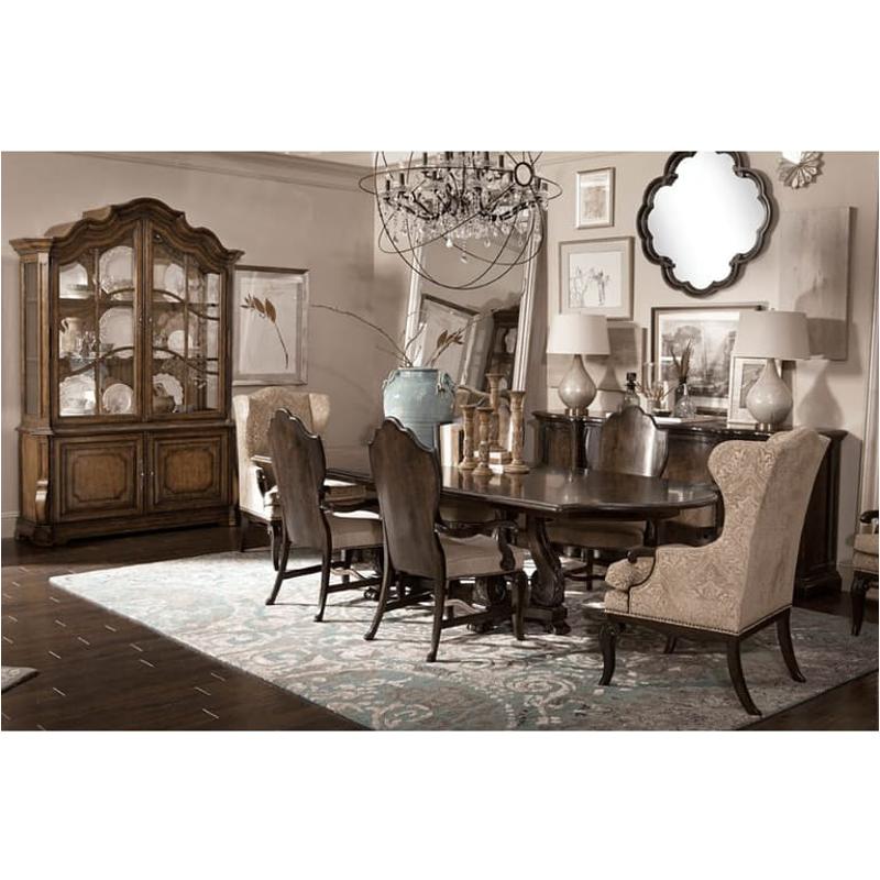 237221 2615tp A R T Furniture Continental Double Pedestal Dining Table Vintage Melange