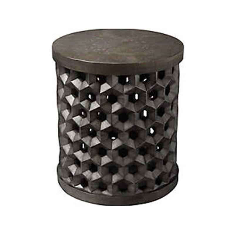 238305 0027 A R T Furniture Geode Tanzanite Drum Table 238305 0027 A R T Furniture Geode Living Room Cocktail Table