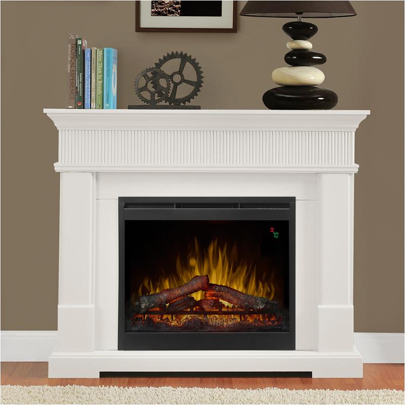 Dm26 1802w Dimplex Fireplaces Jean Mantel In A White Finish