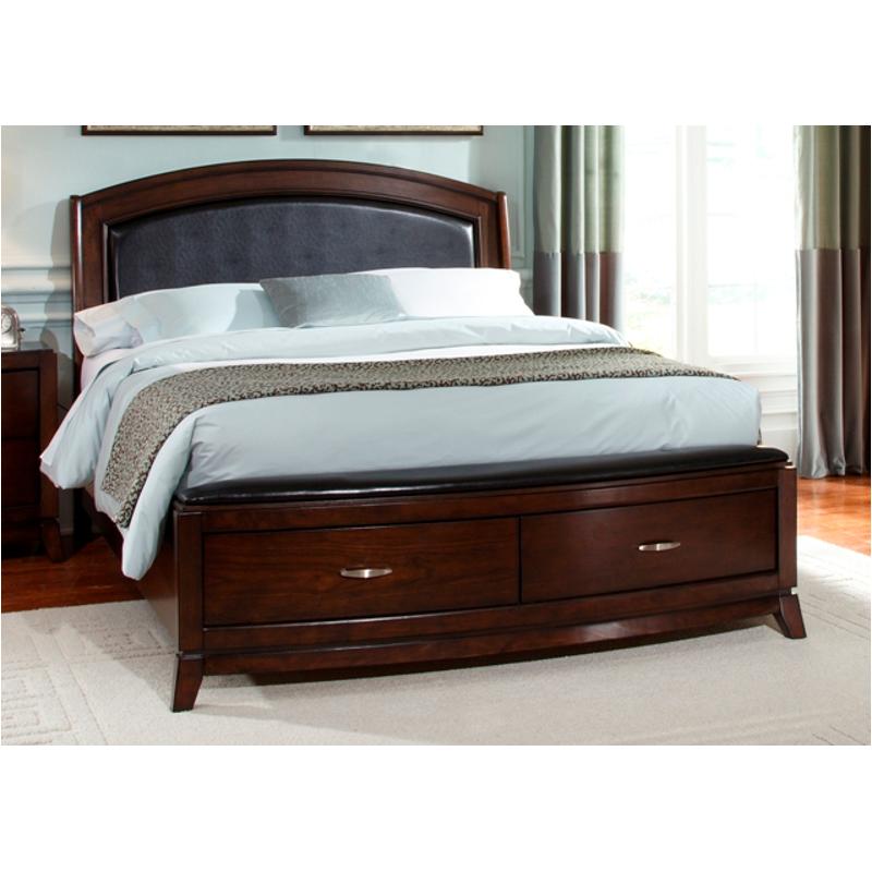505 Br24hl St Liberty Furniture Avalon King Storage Bed W Leather