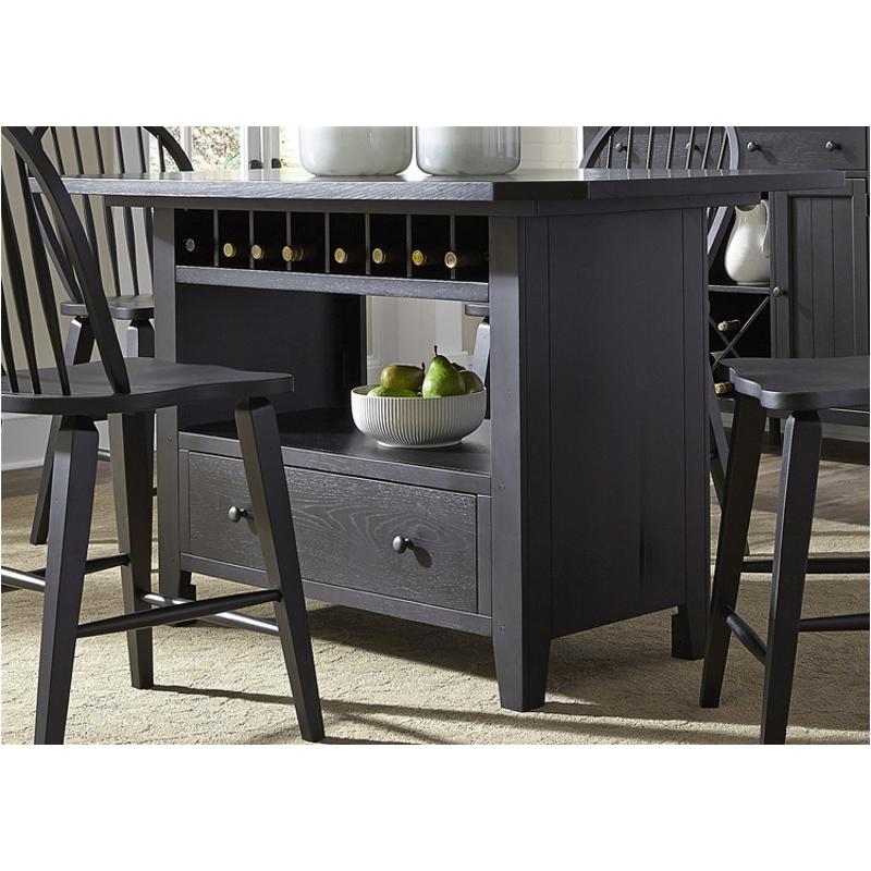 482 Gt3660b Liberty Furniture Center Island Table Base Black 482 Gt3660b Liberty Furniture Hearthstone Black Dining Room Counter Height Table