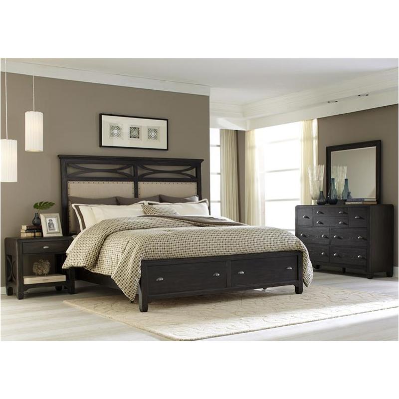 503 Br15 St Liberty Furniture King Upholstered Bed Black 503 Br15 St Liberty Furniture Town And Country Black Bedroom Bed