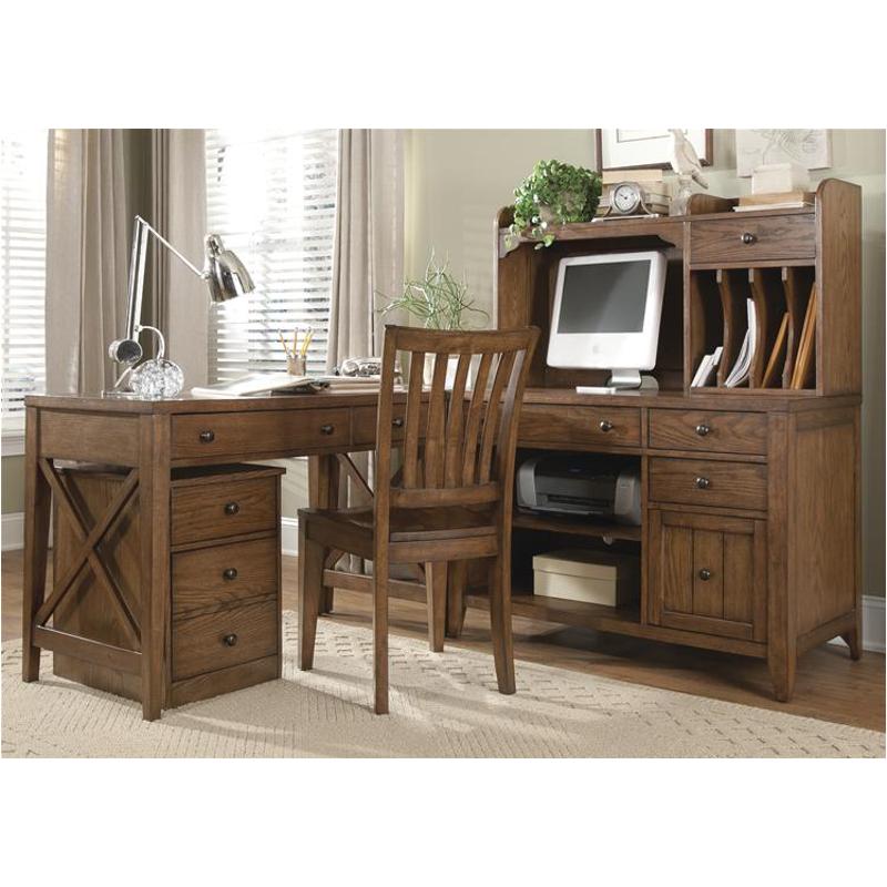 382 Ho121 Liberty Furniture Computer Credenza Oak