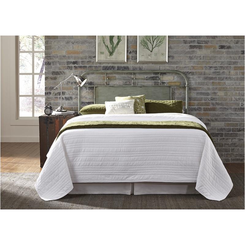 179 Br15h G Liberty Furniture Vintage Series King Metal Bed Green