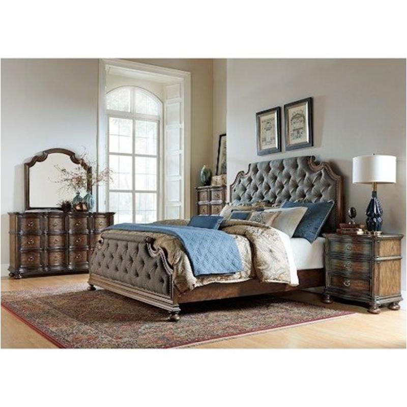 215 Br13hu Liberty Furniture Tuscan Valley Queen Upholstered Bed