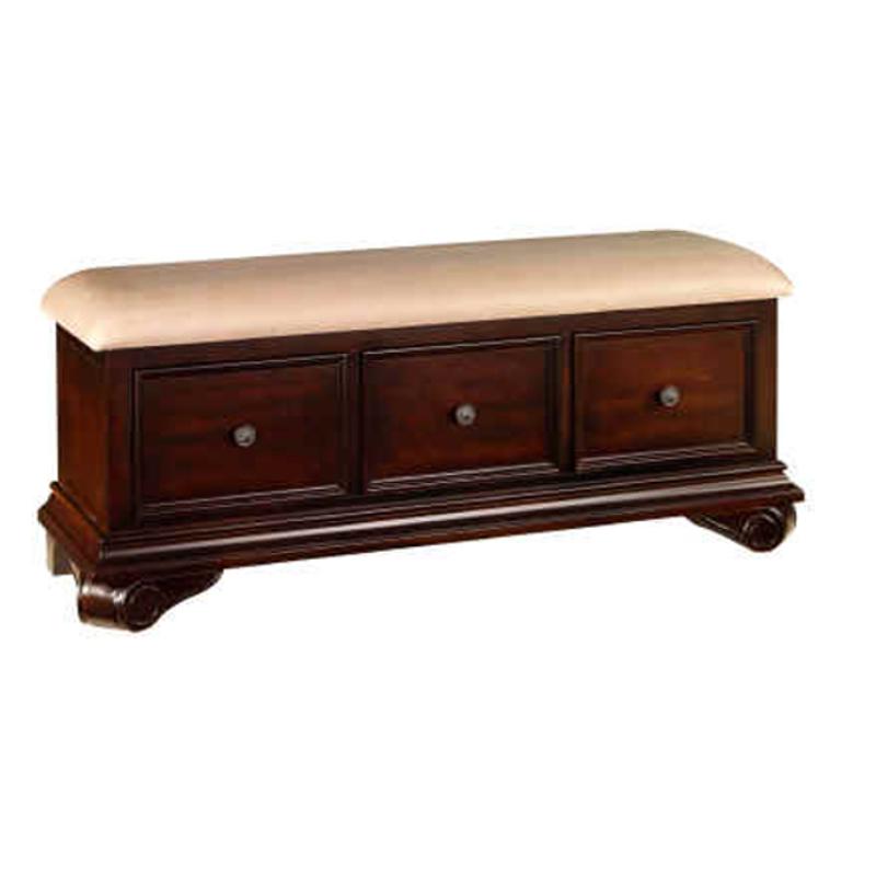 1841 093 New Classic Furniture Emilie Bedroom 3 Drawer Bench 1841 093 New Classic Furniture Emilie Bedroom Benche