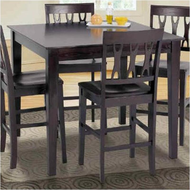 04 0605 012 New Clic Furniture Abbie Counter Dining Table Espresso