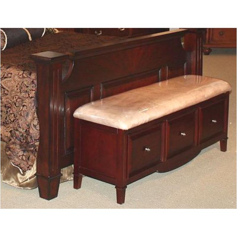 6740 093 New Classic Furniture Drayton Hall 3 Drawer Bench