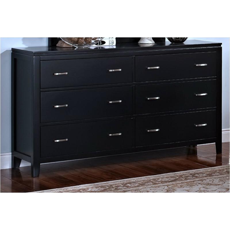 00 144 050 B New Classic Furniture Selena Black Dresser Black