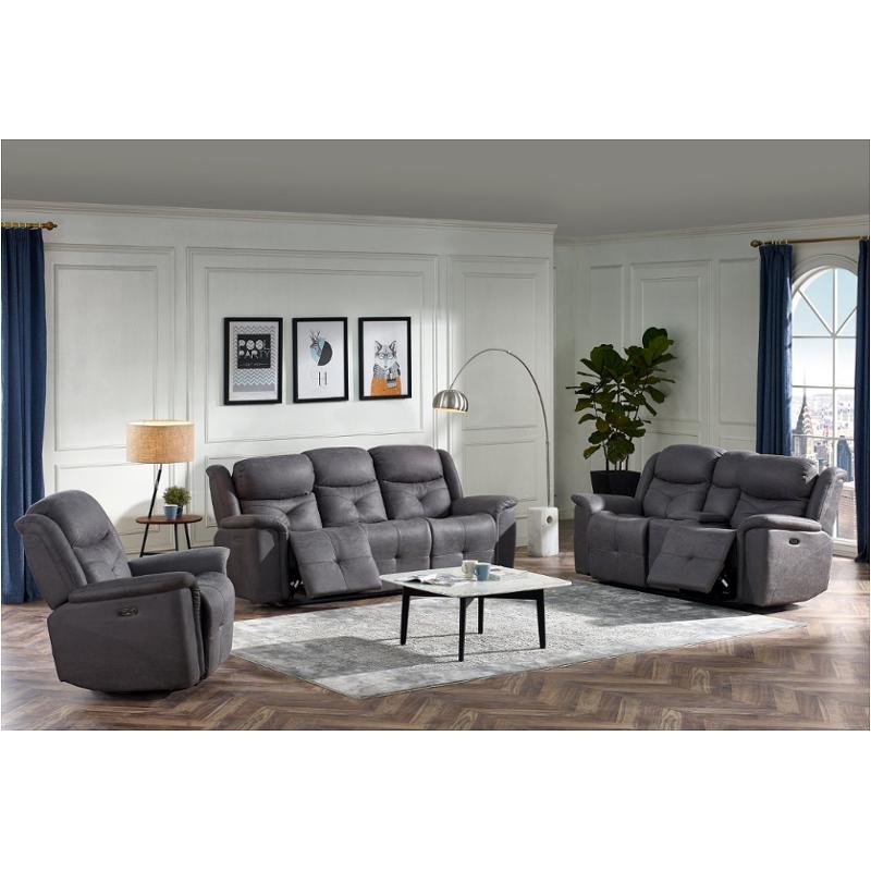 U1599 14 Agr New Classic Furniture Baracoa Grey Swivel Glider Recliner