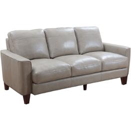 Chino Sand Sofa And Loveseat Set Leather Italia Chino - Sand