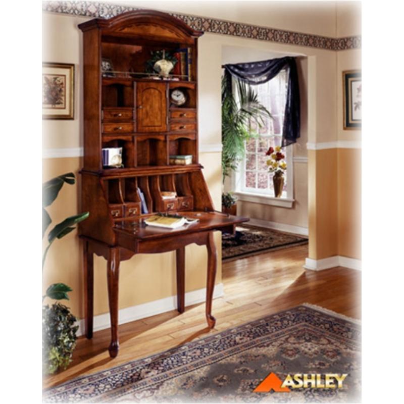 H217 19h Ashley Furniture Home Office Hutch Cherry Stain Finish