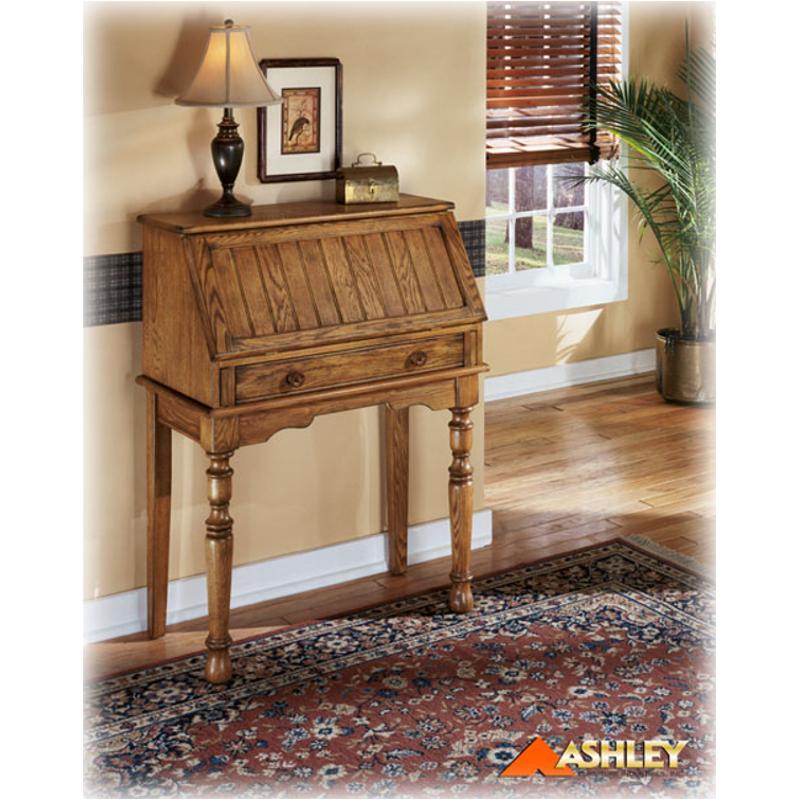 H405 19 Ashley Furniture Secretary Cttge Oak Stain Fnsh