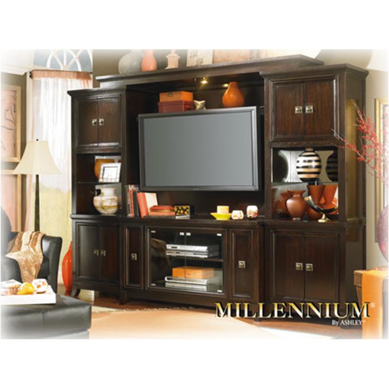 W551 26 Ashley Furniture Martini Suite Back Panel Sable Finish