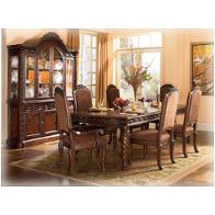 D553 35 Ashley Furniture North Shore Dark Brown Rectangular Dining Room Ext Table