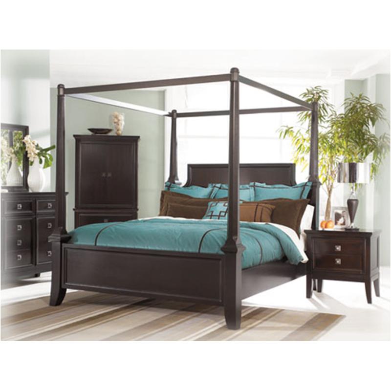 B551 52 Ashley Furniture Martini Suite Bedroom Bed Queen Canopy