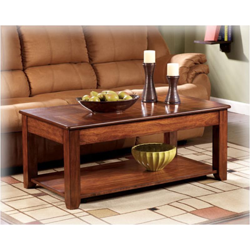 T224 9 Ashley Furniture Lucca Rectangular Lift Top Tail T224 9 Ashley Furniture Lucca Living Room Tail Table