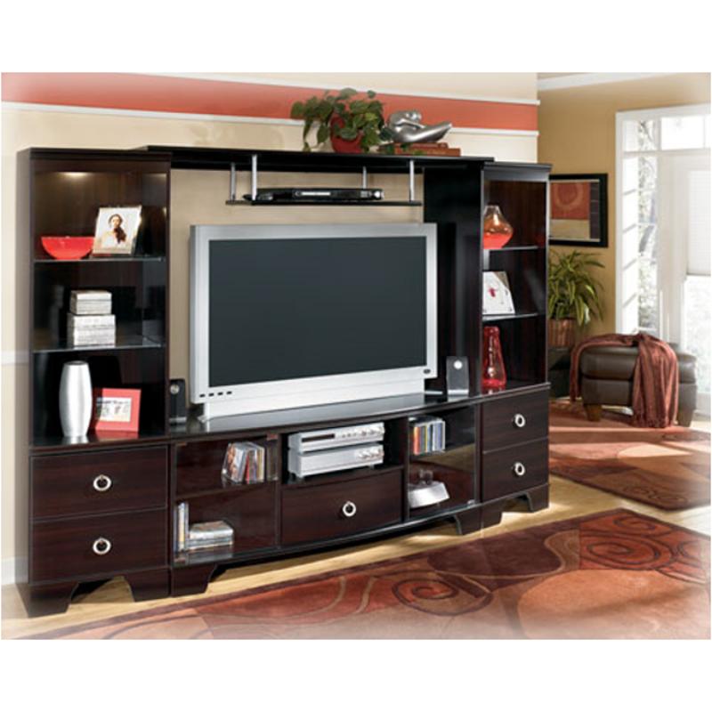 W403 24 Ashley Furniture Pinella Merlot Pier Cabinet