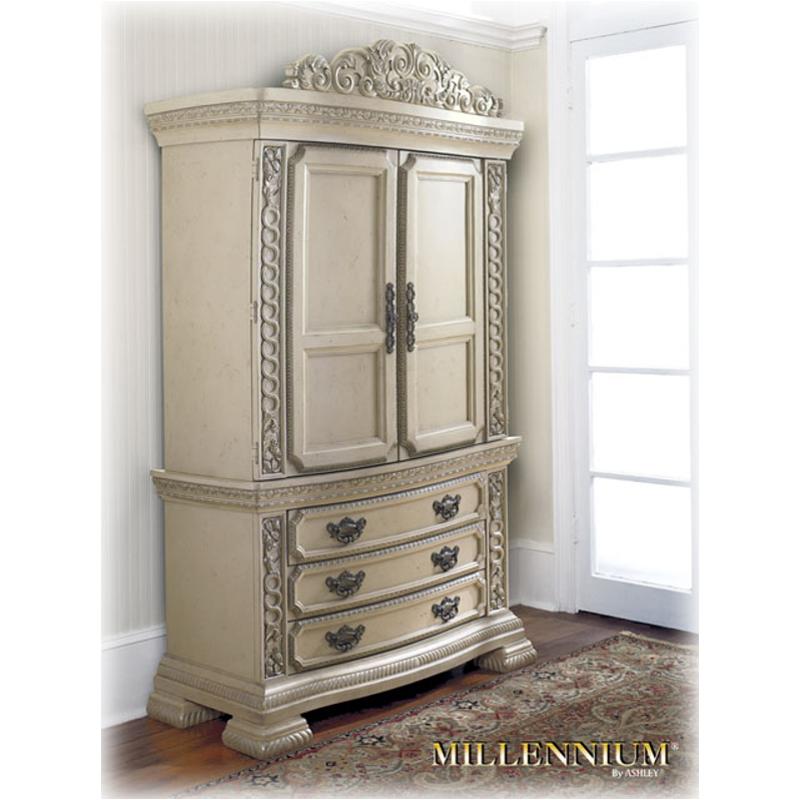 B608-49t Ashley Furniture Armoire Top Antique White Finish B608-49t Ashley Furniture Ballentynes Hill Armoire Top Antique White Finish - B608-49t Ashley Furniture Armoire Top Antique White Finish