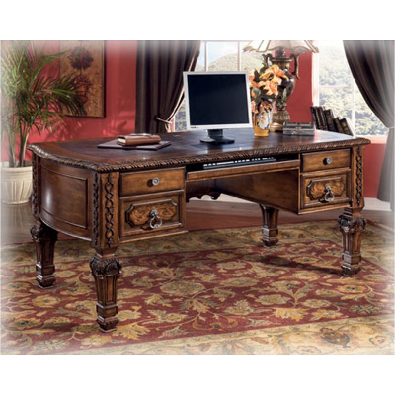 H543 27 Ashley Furniture Casa Mollino Home Office Leg Desk